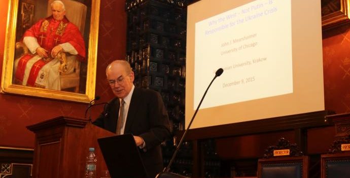 Prof. John Mearsheimer o polityce USA na Bliskim Wschodzie i Ukrainie – 8-9 grudnia 2015 r. – relacja z wykładów